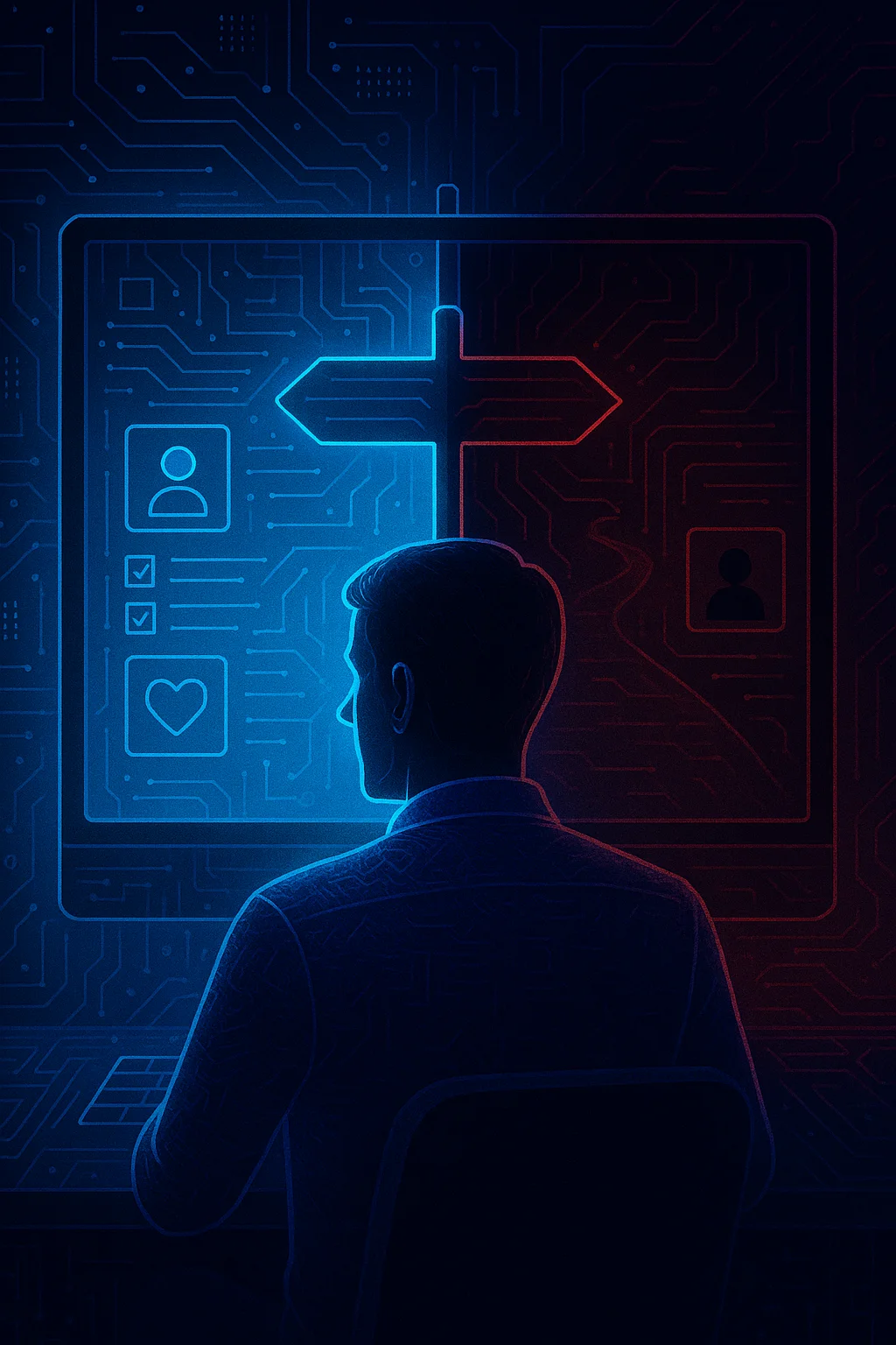 Two paths to choose from, where do we prefer to go?